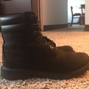 Black Timberland Boots US 7
